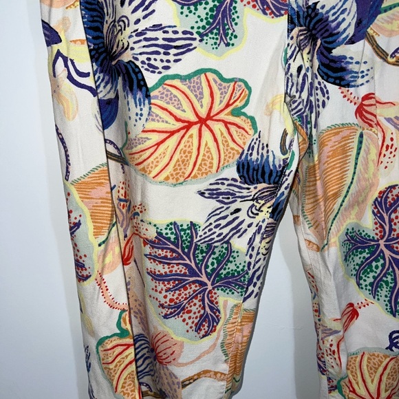 ANTHROPOLOGIE MAUVE The Colette Cropped Wide-Leg Pants Sarah Gordon Edition - Picture 3 of 15